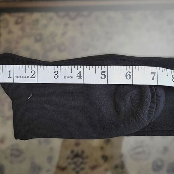 NWOT black over-the-knee socks - Picture 6 of 6
